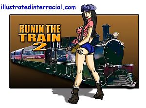 Runin A Train 2- illustrated interracial