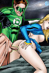 Green Lantern and Supergirl Have a Cosmic Fuck