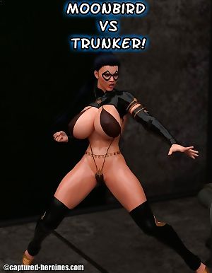 Captured Heroines- Moonbird vs Trunker